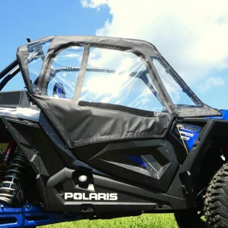Seizmik 51-21002 18-21 Polaris RZR Turbo S Soft Doors w/ Zippers Kit