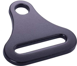 Racequip 700910 Long Reach Bolt On End Seat Belt Mounting Hardware / 2 or 3 In. Belts / Forged Steel- Blk