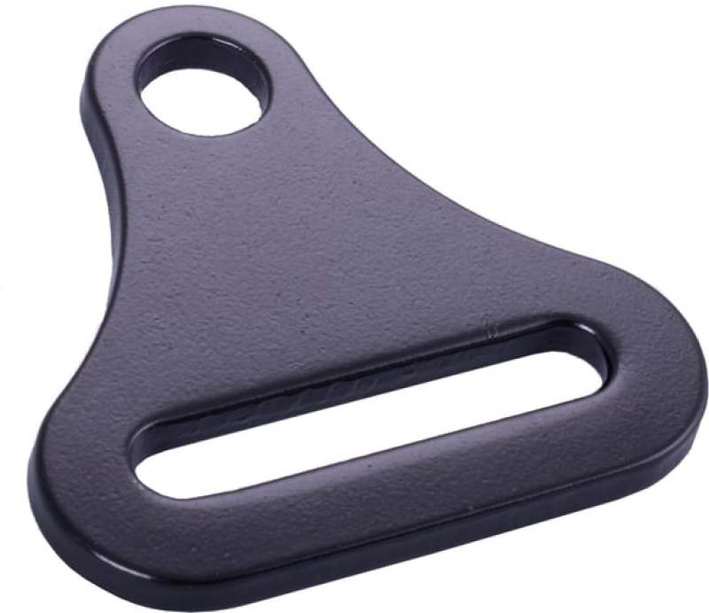 Racequip 700910 Long Reach Bolt On End Seat Belt Mounting Hardware / 2 or 3 In. Belts / Forged Steel- Blk