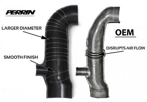 Perrin Performance PSP-INT-410BK PERRIN fits Subaru WRX/STI Turbo Inlet Hose 3in