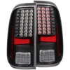 ANZO 311127 2015 fits Ford 08-20 F-250 LED Taillights Black