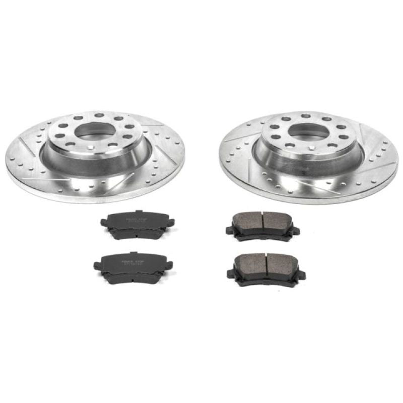 PowerStop K2261 fits Audi 06-09 A3 Rear Z23 Evolution Sport Brake Kit