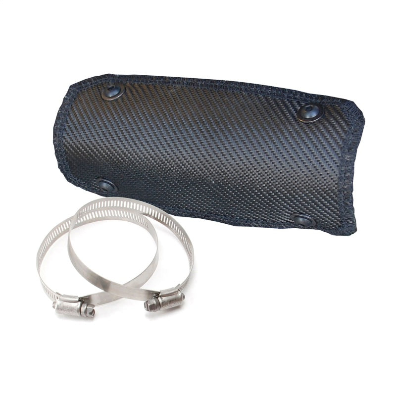 DEI  10496 Pipe Shield w/Stainless Steel Clamps - 4in x 8in - Onyx