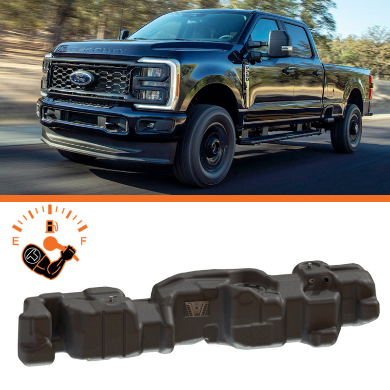 fits Titan Fuel Tanks 7020317 17-24 Ford F-250/F-350 PowerStroke Crew Cab Long Bed 65 Gallon XXL Mid-Ship Tank