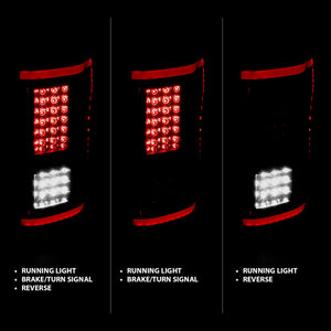 ANZO 311294 15-17 fits Ford F-150 LED Taillights - Smoke