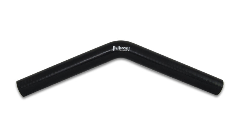 Vibrant 2969 Reinforced Silicone Elbow Connector - 1.25in ID x 8in Leg 45 Deg E
