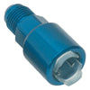 Russell 640860 Performance -6 AN male to 5/16in SAE quick-disconnect female (Blue Single)