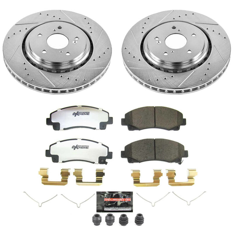 Power Stop K7214-26 15-20 fits Acura TLX Front Z26 Street Brake Kit