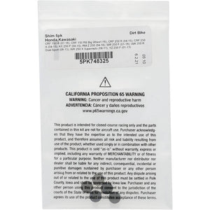 Hot Cams 5PK748325 2008-2013 fits Yamaha WR 250 R Dual Sport 250cc 3.250mm Shim