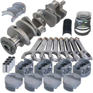 Eagle 515004155 fits Pontiac 400 4.250in Crank 6.800in H-Beam -6cc Flat Top 4.155in Pistons Rotating Assembly