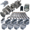 Eagle 515004155 fits Pontiac 400 4.250in Crank 6.800in H-Beam -6cc Flat Top 4.155in Pistons Rotating Assembly
