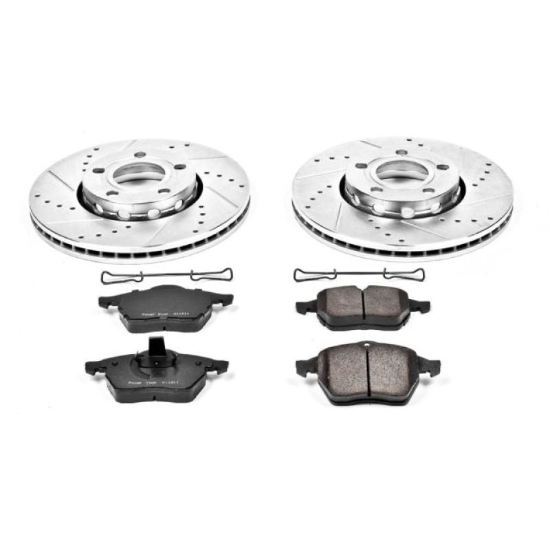 PowerStop K3103 fits Audi 96-98 A4 Front Z23 Evolution Sport Brake Kit