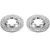 PowerStop fits Nissan 85-86 720 Front Evolution Drilled & Slotted Rotors - Pair
