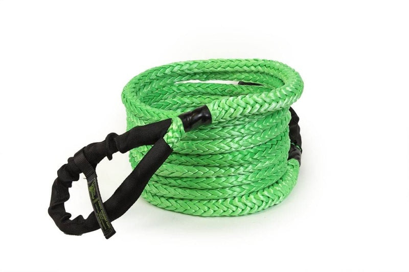 Voodoo Offroad 1300009A 2.0 Santeria Series 3/4in x 30 ft Kinetic Recovery Rope with Rope Bag - Green