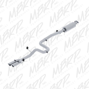 MBRP S4202AL fits Ford Fiesta ST 1.6L EcoBoost 3in Dual Outlet Alum Cat Back