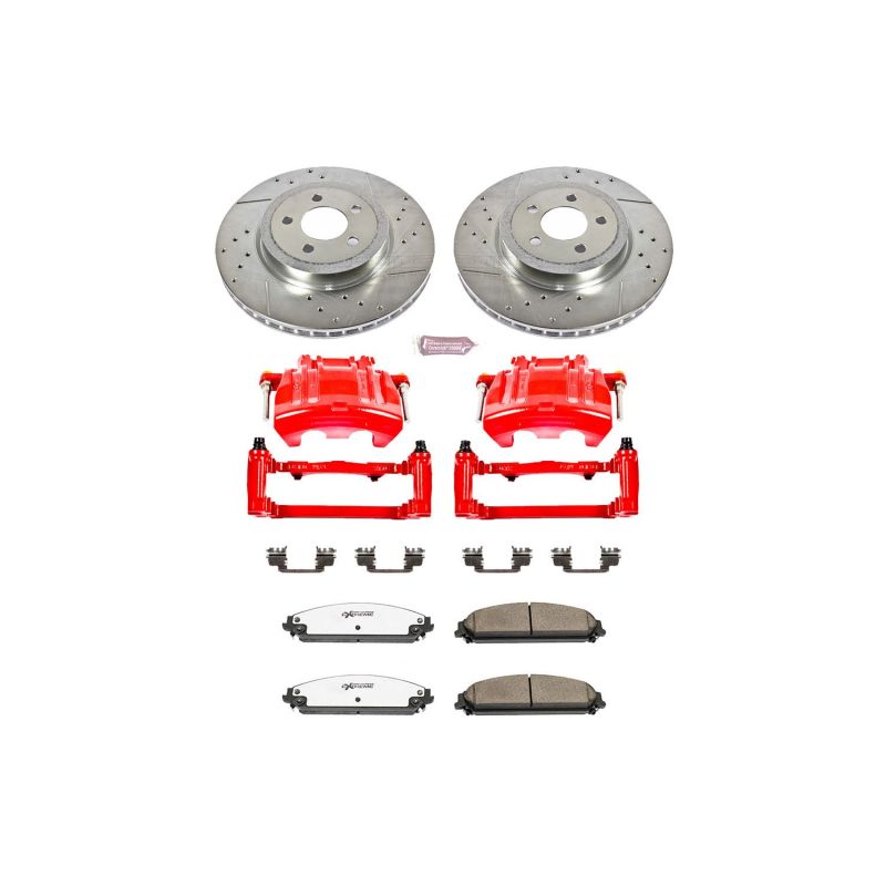 PowerStop KC2560A-26 12-20 fits Dodge Charger Front Z26 Street Kit w/Cals