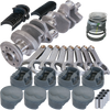 Eagle 12503000 fits Chevy 400 3.750in Crank 6.000in H-Beam -5cc Flat Top 4.125in Pistons Rotating Assembly