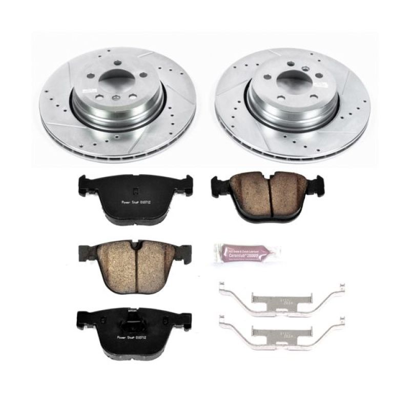 PowerStop K5283 fits BMW 06-08 750i Rear Z23 Evolution Sport Brake Kit