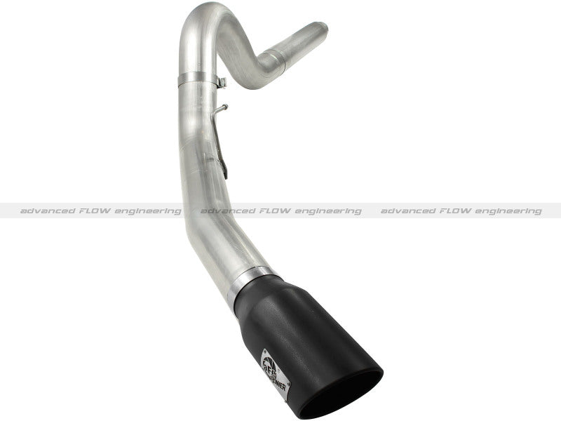 AFE 49-43054-B rce XP 5in DPF-Back Stainless Steel Exh Sys, Black tip,fits Ford