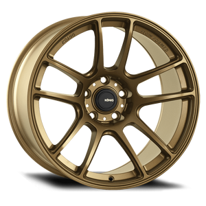 Konig HL87514388 Heliogram 17X8.5 5X114.3 ET38 Matte Bronze Knurled Bead Flow Formed