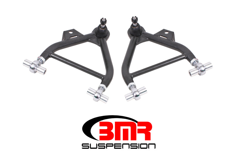 BMR AA039H Mustang Lower A-Arms (Coilover Only) w/ Adj. Rod End Tall Ball Joint - Black Hammertone