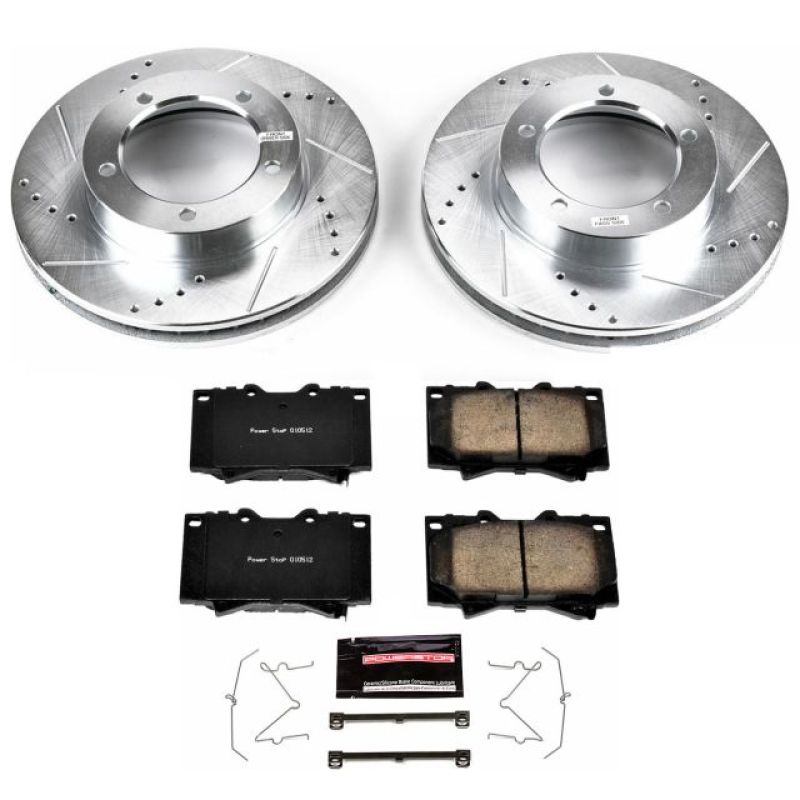 PowerStop K1132 fits Lexus 98-07 LX470 Front Z23 Evolution Sport Brake Kit