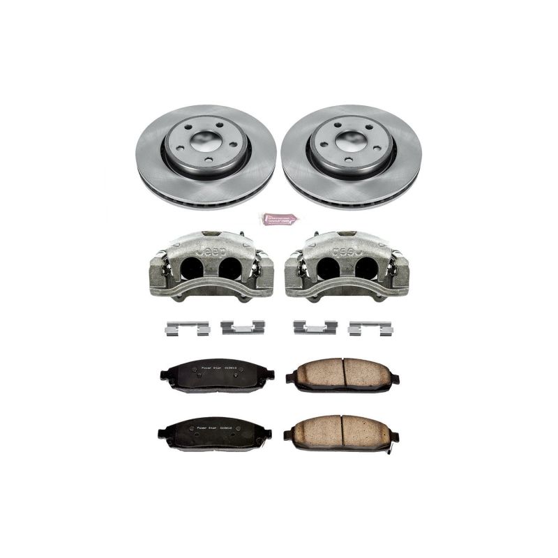 Power Stop KCOE2219 05 fits Jeep Grand Cherokee Front Autospecialty Kit w/Cals