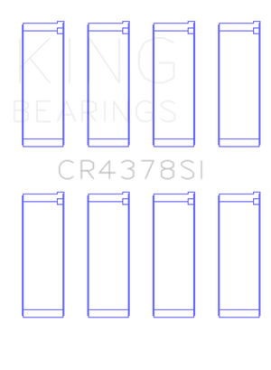 KING KINGCR4378SI0.5 fits KING CR4378SI0.5 Engine Bearings fits Hyundai G4Hc/G4