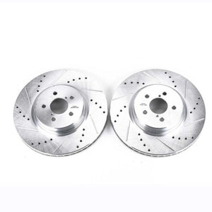 PowerStop fits Subaru 14-18 Forester Front Evolution Drilled & Slotted Rotors -