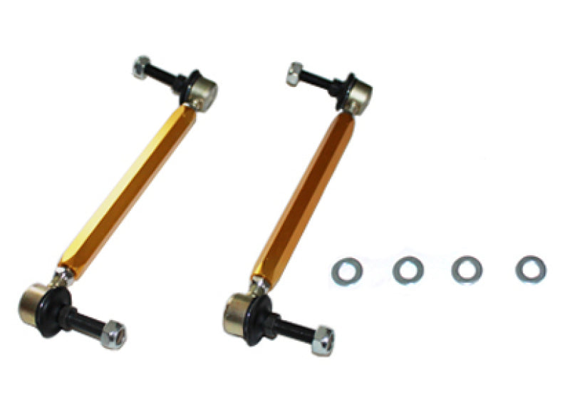 Whiteline KLC140-235 Universal Swaybar Link Kit-Heavy Duty Adjustable 10mm Ball Joint