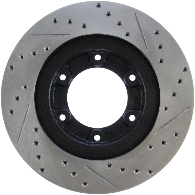 Stoptech 127.44093R Slotted & Drilled Sport Brake Rotor