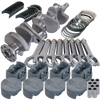 Eagle B21202055 fits Chrysler RB 4.250in Crank 7.100in H-Beam -8cc Flat Top 4.375in Pistons Balanced Assembly