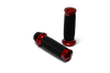 Performance Machine 0063-2104M-R 08-23 Touring, 16-24 Softail TBW Contour Handle Grip Set - Red