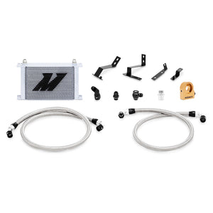 Mishimoto MMOC-CAM8-16TSL 2016+ fits Chevy Camaro Oil Cooler Kit w/ Thermostat - Silver