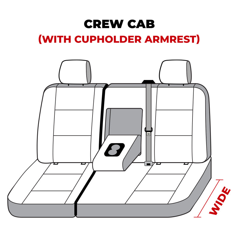 Covercraft SS8375WFGY 07-13 fits GMC Sierra Waterproof Polyester SeatSaver Cu