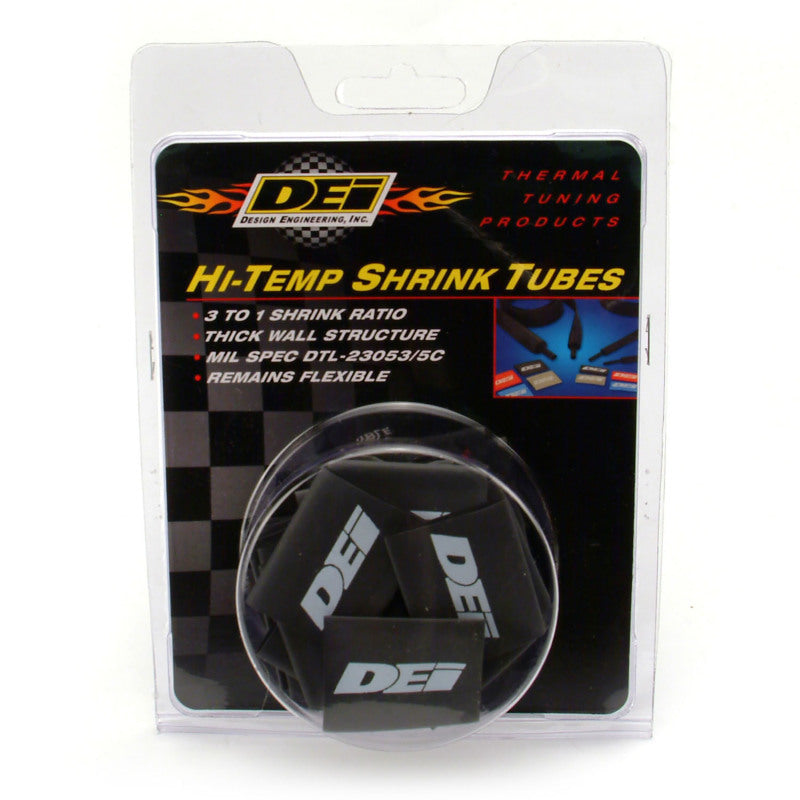 DEI  10811 Hi-Temp Shrink Tube 12mm x 1.5in - Black