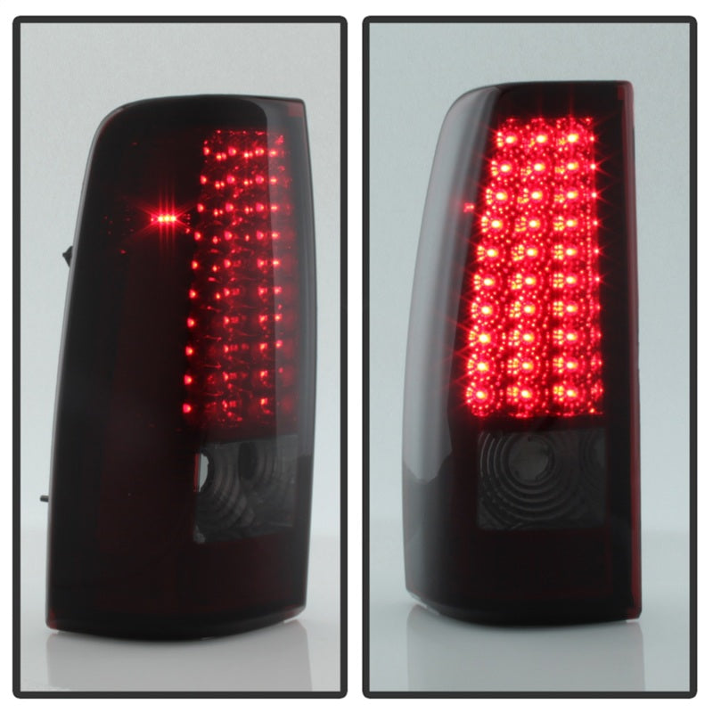 5011763 Xtune fits Chevy 99-02 Silverado 1500/2500/3500 LED Tail Lights Red Sm