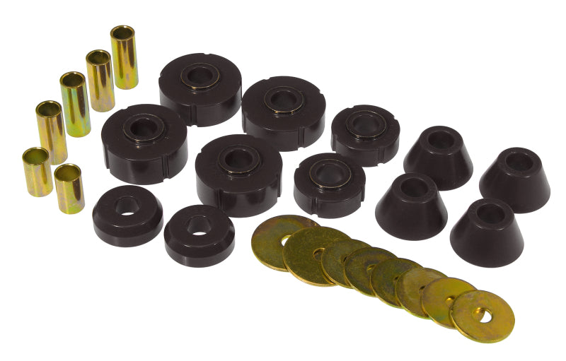 Prothane 7-101-BL fits Chevy 67-72 C10 Body Mount Kit - Black