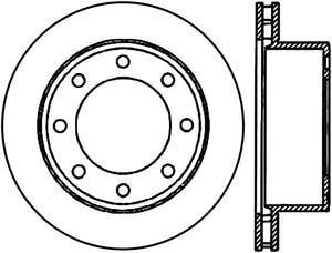 Stoptech 126.65071CSL Power Slot 00-05 Ford Excursion / 01-04 F250 2WD/4WD Rear Left Slotted CRYO Rotor