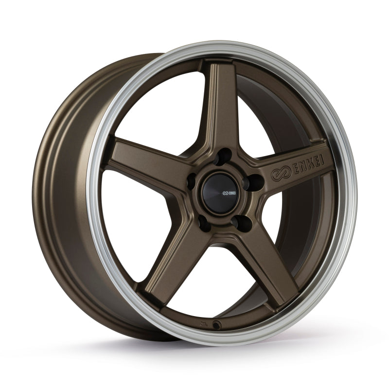 Enkei 550-880-4445ZP Quasar 18x8in / 5x112 BP / 45mm Offset / 72.6mm Bore - Matte Bronze Wheel