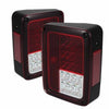 Spyder 5070401 fits Jeep 07-15 Wrangler LED Tail Lights Red Clear ALT-YD-JWA07-