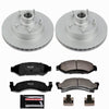 Power Stop 87-93 Ford E-150 Econoline Front Z23 Coated Brake Kit