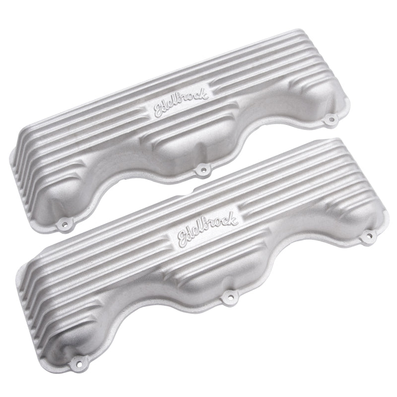 Edelbrock 41409 Valve Cover Classic Series fits Chevrolet W 348/409 CI V8 Satin