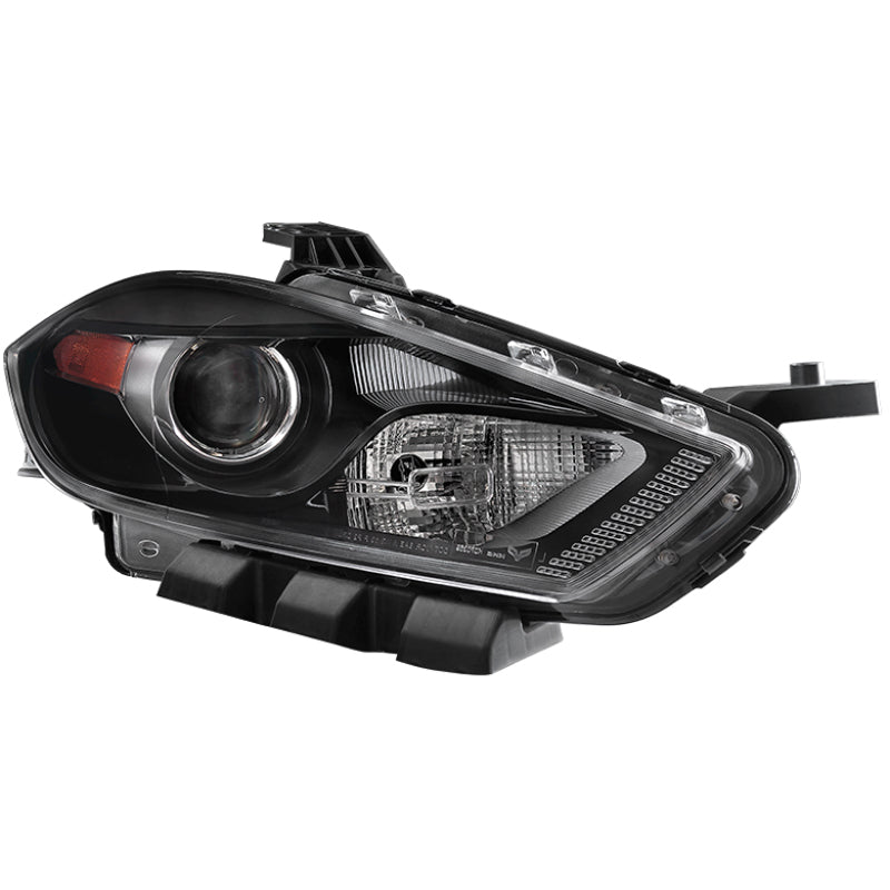 xTune 9035142 fits Dodge Dart 13-15 Passenger Side Projector Headlight -OEM Rig