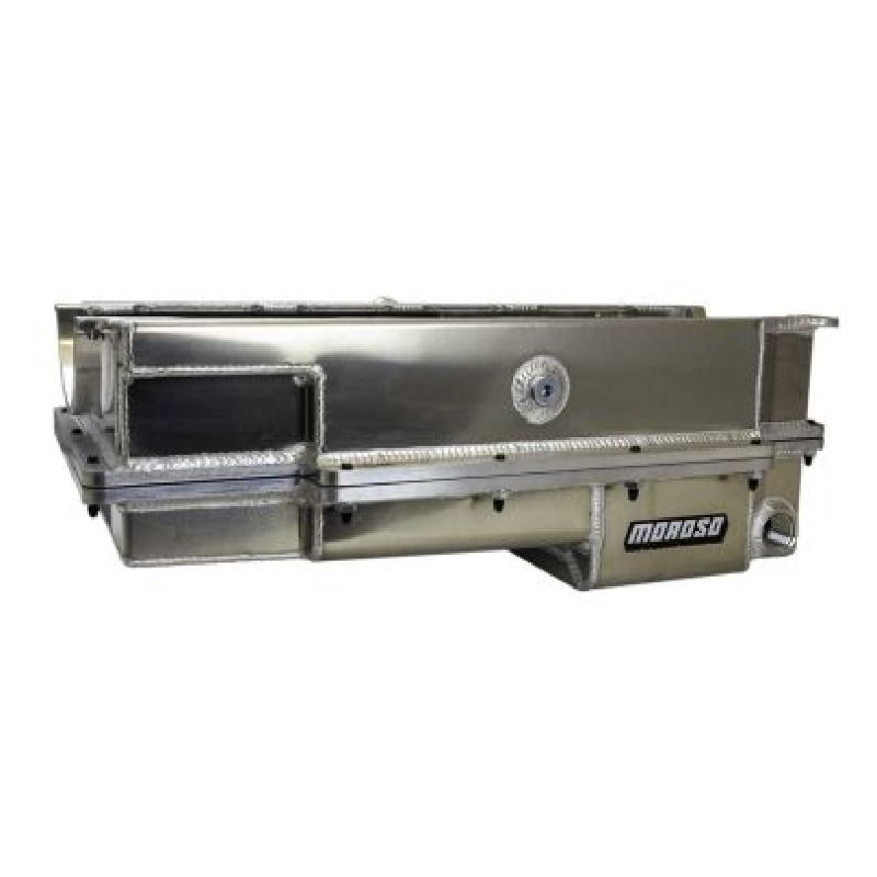 Moroso 20377 BBC Mark IV 2-Piece -16AN External Wet Sump Aluminum Oil Pan (Use w