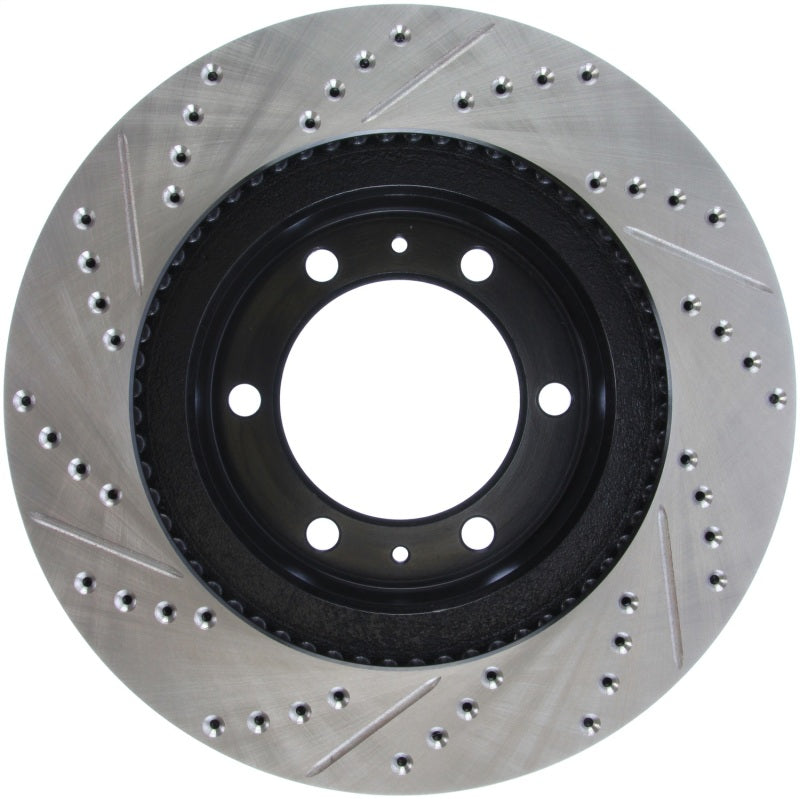 Stoptech 127.44129L 07-08 fits Toyota FJ Cruiser / 05-08 Tacoma (6 lug) / 03-08 4 Runner (319mm disc) SportStop Slo