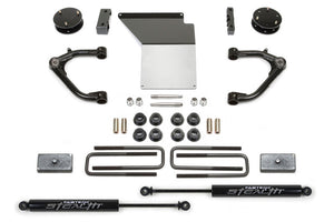 Fabtech K1062M 07-18 fits GM K1500 4in Uniball UCA System w/Rear Stealth Shocks