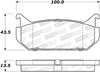 Stoptech 308.0584 Street Brake Pads - Rear