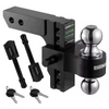 Rhino USA RG-HTDROP2.510-BLK 10In Heavy Duty Drop Hitch - 2.5In (Black)