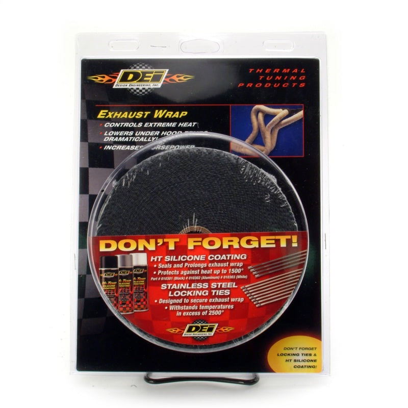 DEI  10108 Exhaust Wrap 2in x 50ft - Black